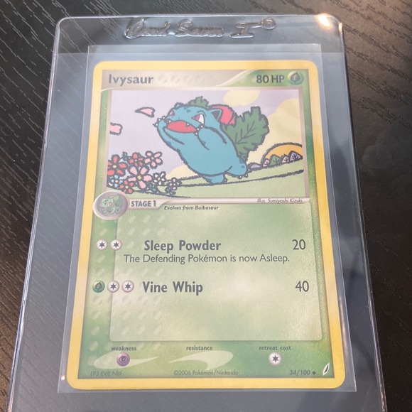 Ivysaur 34/100 Crystal Guardians Pokemon Card 2006 - Picture 11 of 11